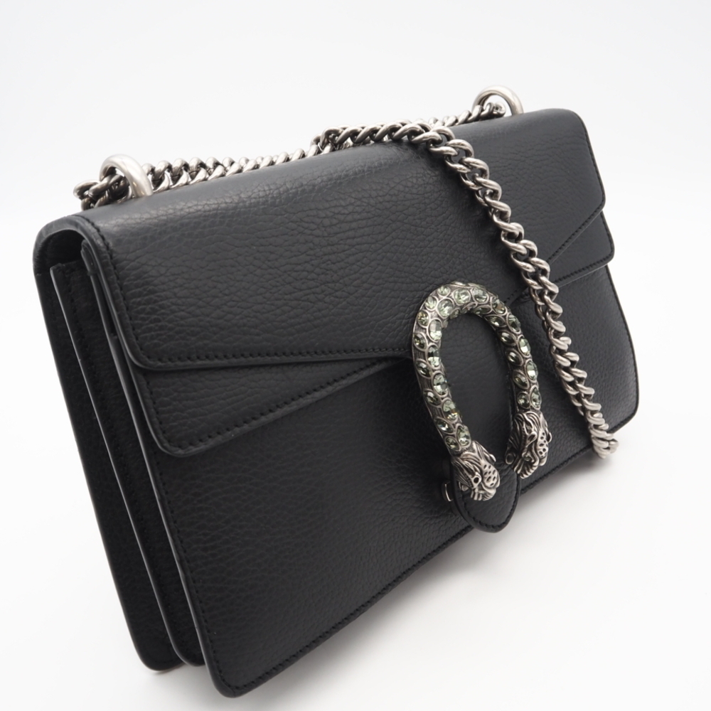 GUCCI Dionysus chain shoulder bag Black